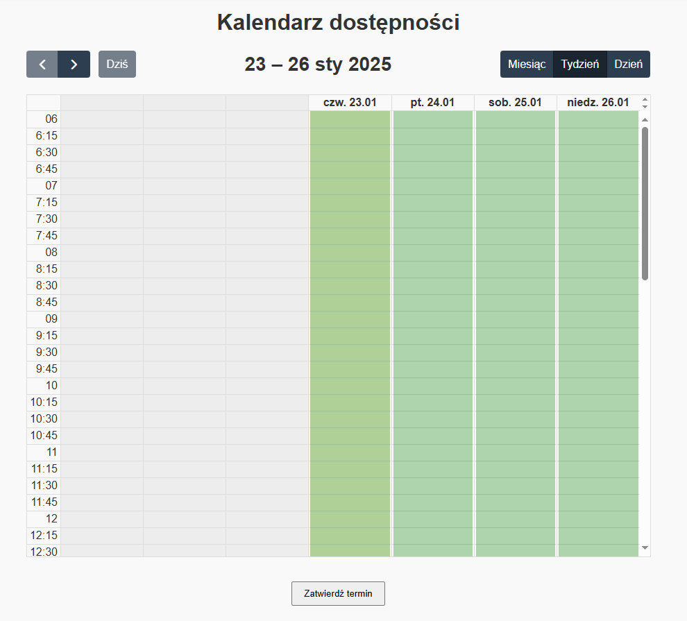 Rezerwacja spotkania